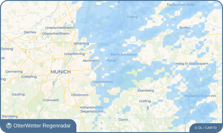 OtterWetter Regenradar-Widget Neufarn