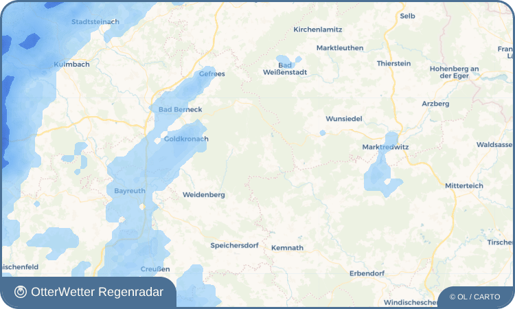 OtterWetter Regenradar-Widget Neugrün