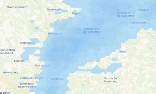 Regenradar Neuhaus a.d.Pegnitz: aktuelle Niederschläge in Neuhaus a.d.Pegnitz und Umgebung, Stand 20. Oktober 2026 um 16:10 Uhr