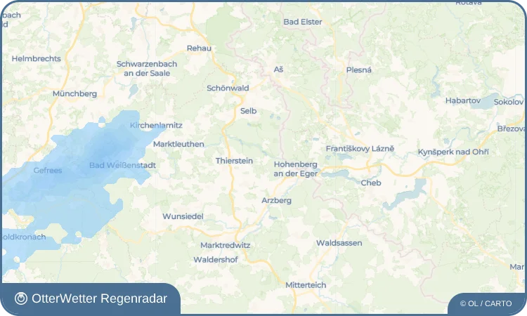 Wetter-Widget-Vorschau mit Vorhersagedaten für Neuhaus an der Eger