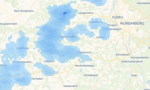 Regenradar Vorschaubild - Aktuelle Niederschläge in Neuhöflein und Umgebung