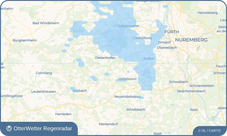 OtterWetter Regenradar-Widget Neuhöflein