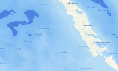 Regenradar Vorschaubild - Aktuelle Niederschläge in Neukenroth und Umgebung