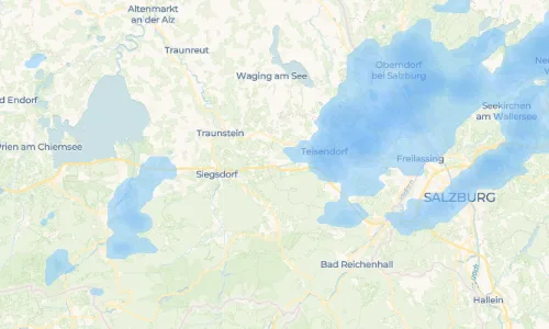Regenradar Vorschaubild - Aktuelle Niederschläge in Neukirchen am Teisenberg und Umgebung
