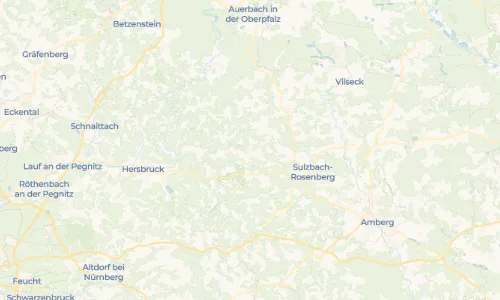 Regenradar Vorschaubild - Aktuelle Niederschläge in Neukirchen bei Sulzbach-Rosenberg und Umgebung