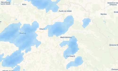 Regenradar Vorschaubild - Aktuelle Niederschläge in Neukolmberg und Umgebung