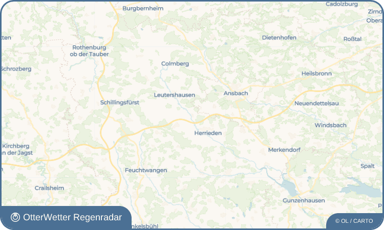 OtterWetter Regenradar-Widget Neunstetten