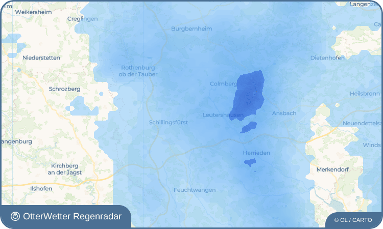 OtterWetter Regenradar-Widget Neureuth