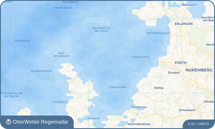OtterWetter Regenradar-Widget Neuselingsbach