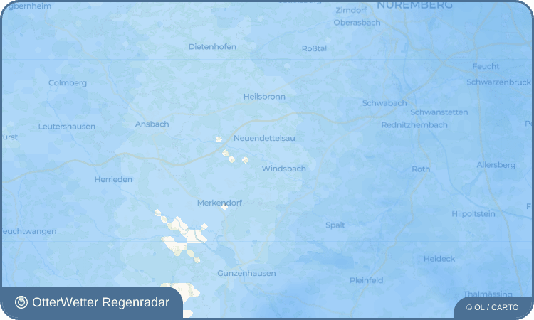 Widget-Vorschau für Neuses bei Windsbach Wetter-Widget-Vorschau mit Vorhersagedaten für Neuses bei Windsbach