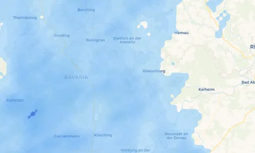 Regenradar Vorschaubild - Aktuelle Niederschläge in Neuses und Umgebung