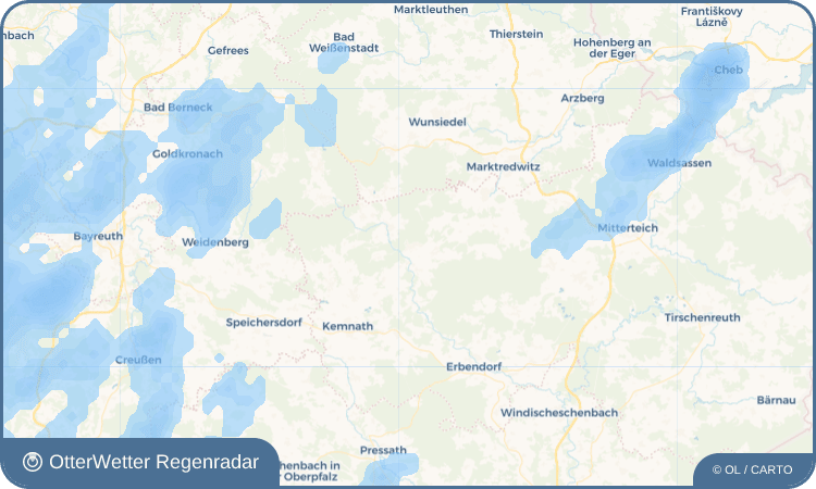 Wetter-Widget-Vorschau mit Vorhersagedaten für Neusorg