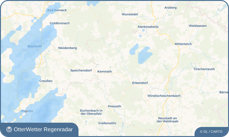 Widget-Vorschau für Neusteinreuth Wetter-Widget-Vorschau mit Vorhersagedaten für Neusteinreuth