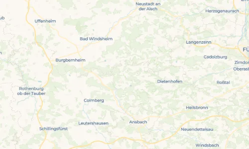 Regenradar Vorschaubild - Aktuelle Niederschläge in Neustetten und Umgebung