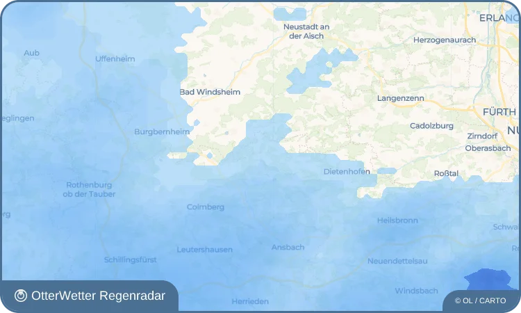 Wetter-Widget-Vorschau mit Vorhersagedaten für Neustetten