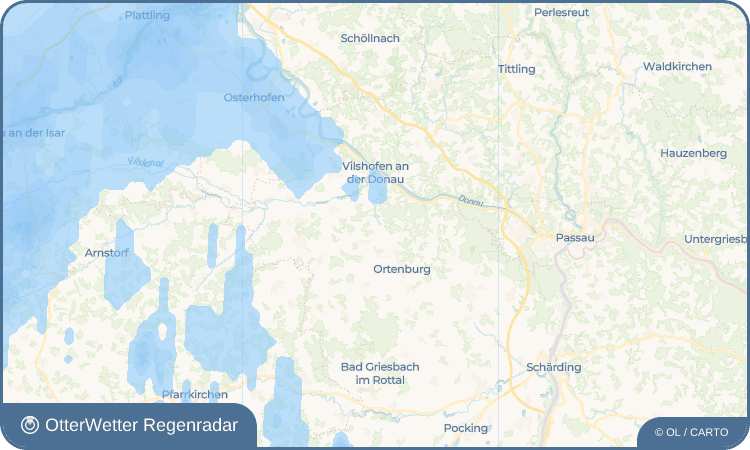 OtterWetter Regenradar-Widget Neustift