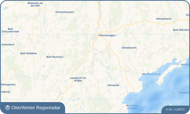 OtterWetter Regenradar-Widget Neuwelt