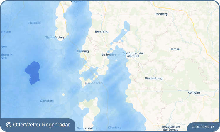 Wetter-Widget-Vorschau mit Vorhersagedaten für Neuzell