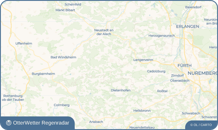 OtterWetter Regenradar-Widget Neuziegenrück