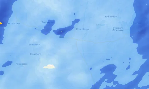 Regenradar Vorschaubild - Aktuelle Niederschläge in Nicklheim und Umgebung