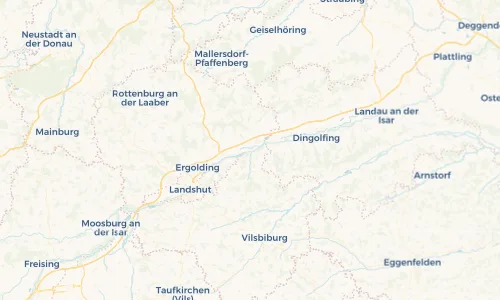 Regenradar Vorschaubild - Aktuelle Niederschläge in Niederaichbach und Umgebung