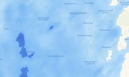 Regenradar Vorschaubild - Aktuelle Niederschläge in Niederarnbach und Umgebung