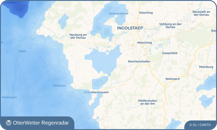 Wetter-Widget-Vorschau mit Vorhersagedaten für Niederarnbach