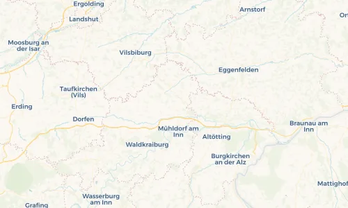 Regenradar Vorschaubild - Aktuelle Niederschläge in Niederbergkirchen und Umgebung