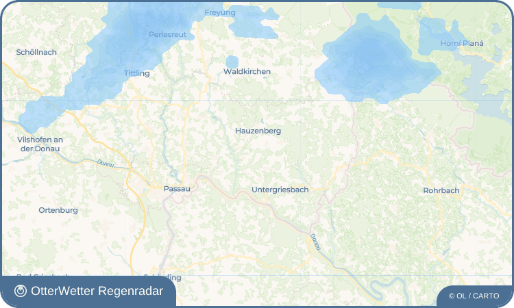 OtterWetter Regenradar-Widget Niederbrünst