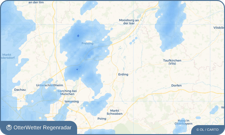 OtterWetter Regenradar-Widget Niederding