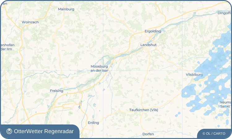 Wetter-Widget-Vorschau mit Vorhersagedaten für Niedererlbach