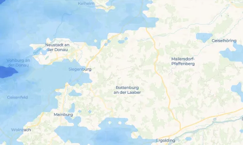 Regenradar Vorschaubild - Aktuelle Niederschläge in Niedereulenbach und Umgebung