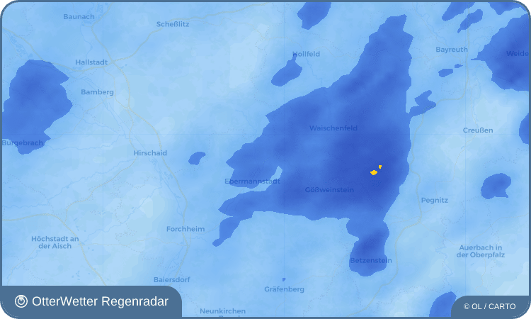 OtterWetter Regenradar-Widget Niederfellendorf