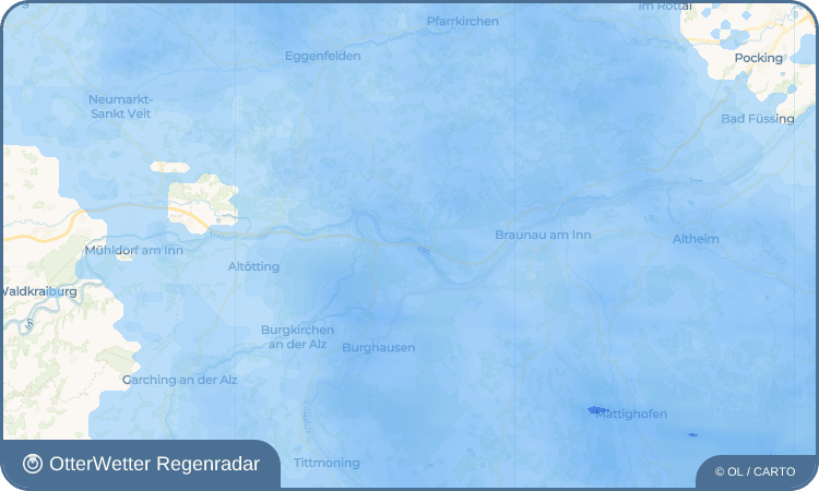 OtterWetter Regenradar-Widget Niedergottsau