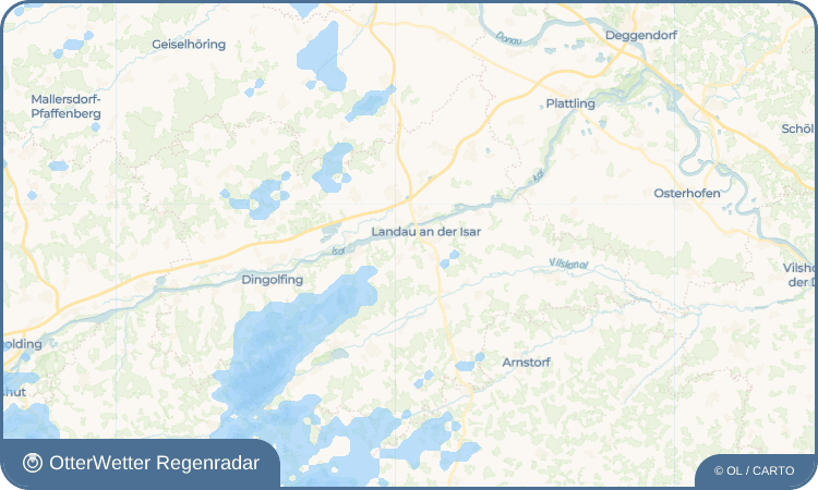 OtterWetter Regenradar-Widget Niederhöcking