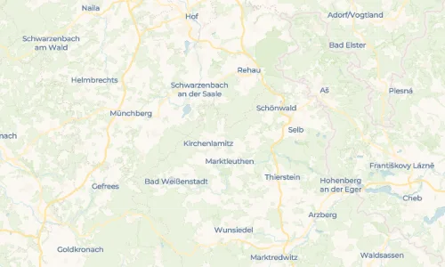 Regenradar Vorschaubild - Aktuelle Niederschläge in Niederlamitz und Umgebung