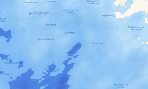 Regenradar Vorschaubild - Aktuelle Niederschläge in Niederlauterbach und Umgebung