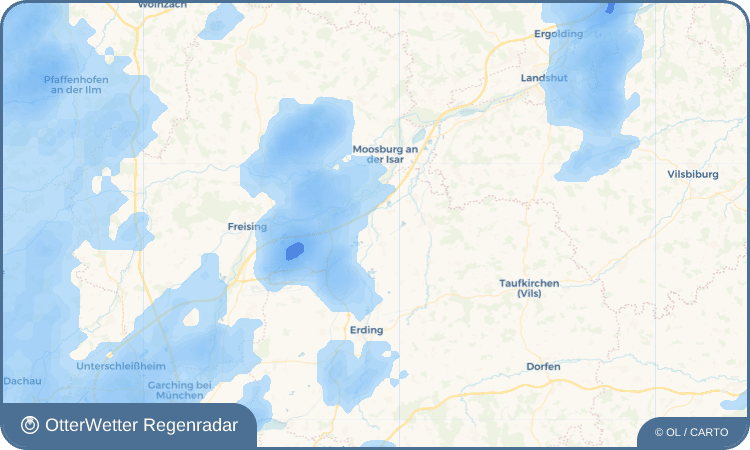 OtterWetter Regenradar-Widget Niederlern