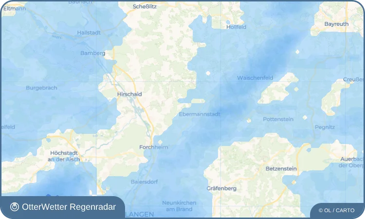 Wetter-Widget-Vorschau mit Vorhersagedaten für Niedermirsberg