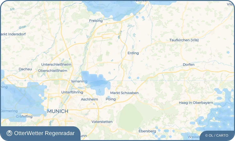 Wetter-Widget-Vorschau mit Vorhersagedaten für Niederneuching