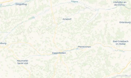 Regenradar Vorschaubild - Aktuelle Niederschläge in Niedernkirchen und Umgebung