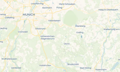 Regenradar Vorschaubild - Aktuelle Niederschläge in Niederpframmern und Umgebung