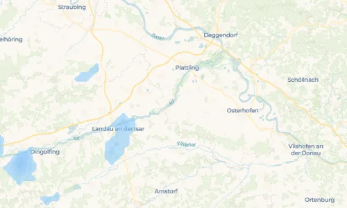 Regenradar Vorschaubild - Aktuelle Niederschläge in Niederpöring und Umgebung