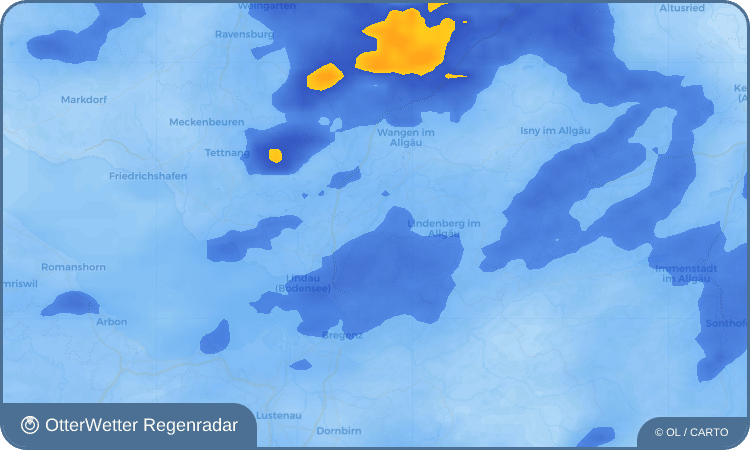 OtterWetter Regenradar-Widget Niederstaufen