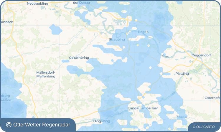 OtterWetter Regenradar-Widget Niedersunzing