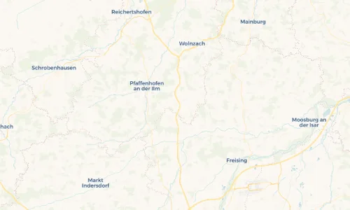 Regenradar Vorschaubild - Aktuelle Niederschläge in Niederthann und Umgebung