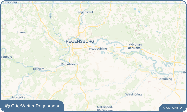 OtterWetter Regenradar-Widget Niedertraubling