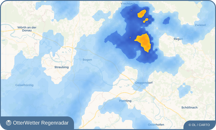 OtterWetter Regenradar-Widget Niederwinkling