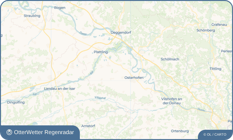 OtterWetter Regenradar-Widget Nindorf