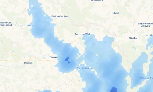 Regenradar Vorschaubild - Aktuelle Niederschläge in Nößwartling und Umgebung